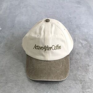 Active After Coffee Logo Cotton Cap New With tag